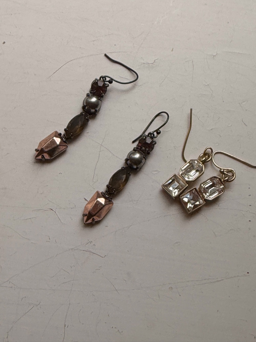 Stella & Dot and j crew Vintage-Inspired Mixed Metal Drop Earrings